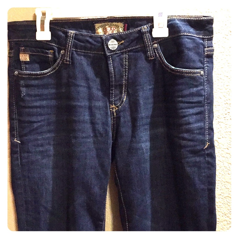 Dear John straight (slight boot) cut, sz 27 short